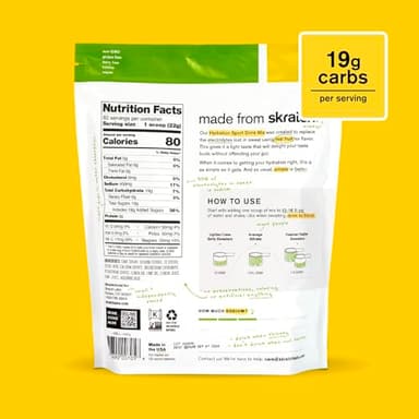 Skratch Labs Hydration Powder | Sport Drink Mix | Electrolytes Powder for Exercise, Endurance, and Performance | Lemon + Lime | 60 Servings | Non-GMO, Vegan, Kosher - Image 2