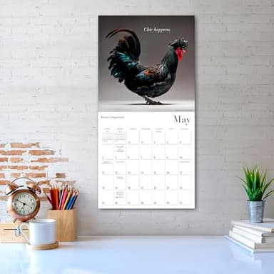 Glamour Chicks 2025 Wall Calendar, 16-Month Humor & Comic Calendar, 12" x 12" - Image 6