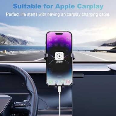 iPhone Charger [Apple MFi Certified] 3Pack 3.3FT Lightning to USB Charging Cord Car iPhone Carplay Cable Compatible iPhone 14 13 12 11 Pro Max XR XS X 8 7 6 Plus SE iPad and More - Image 6