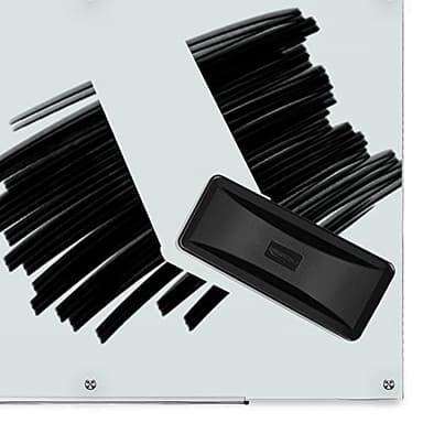 Amazon Basics Glass Dry-Erase Board, Magnetic Frameless Whiteboard, 72W" x 48H", Magnetic White - Image 4