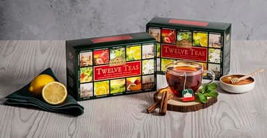 Ahmad Tea Variety Gift Box, 60 Foil Enveloped Teabags, Twelve Teas, 1 Count - Image 6