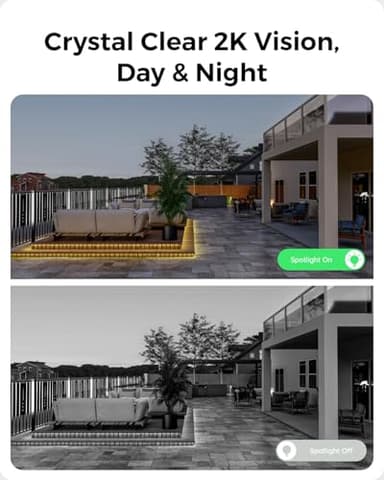 REOLINK 2K 3MP Solar Wireless Security Camera Outdoor, Spotlight Night Vision, 2.4GHz WiFi, Solar/Battery Powered Home Surveillance, Smart AI Detection, No Subscription, Local Storage, Argus 3E Kit - Image 3