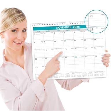 Calendar 2026, 12 Months from January 2026 to December 2026,11.5" x 14.6", with Julian Date - Image 4