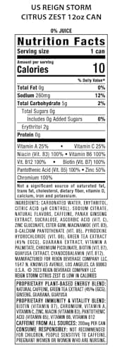 REIGN Storm, Citrus Zest, Fitness & Wellness Energy Drink, 12 Fl Oz (Pack of 12) - Image 6