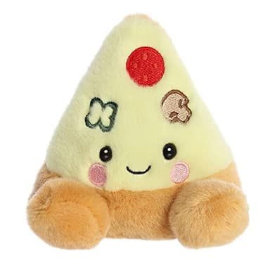 Aurora® Adorable Palm Pals™ Peppa Pizza Slice™ Stuffed Animal - Pocket-Sized Play - Collectable Fun - Brown 5 Inches - Image 1