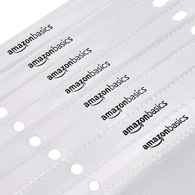 Amazon Basics Non-Glare Sheet Protector for Paper, Sturdy, with Pre-Punched Holes, Clear, 8.5 x 11 Inch, 500 Count - Image 4