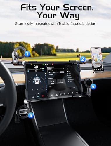 Tesla Phone Mount for Model Y Accessories 2025, No Glue Required with Suction Cup, Strongest Magnetic Tesla Phone Holder for Model 3 Accessories, for MagSafe Car Mount Fits for iPhone 16 Pro Max 15 14 - Image 6