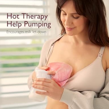 Momcozy Larger Breast Therapy Packs, Hot and Cold Breast Pads with 2 Soft Covers, Breastfeeding Essentials，2 Pack，Pink - Image 3