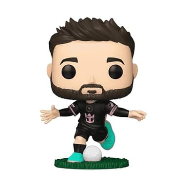 Lionel Messi #01 Away Uniform Facsimile Signed Reprint Laser Autographed Funko POP! MLS: Soccer Inter Miami CF Figurine with Protector Case - Image 2