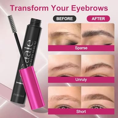 Eyebrow Growth Serum Natural Eyebrow for Women Advanced Eye Brow Serum for Growth Thicker, Fuller, Naturally Beautiful Brows - 5mL - Image 2