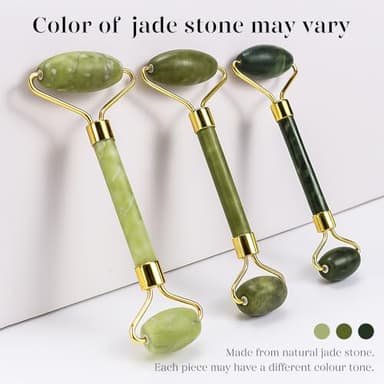 BAIMEI IcyMe Gua Sha & Jade Roller Facial Tools Face Roller and Gua Sha Set for Puffiness and Redness Reducing Skin Care Routine, Self Care Gift for Men Women - Green - Image 9