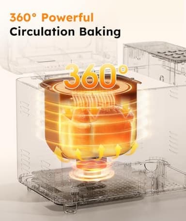 2LB Bread Maker Machine, OSIPOTO 17 in 1 Automatic Stainless Steel Bread Machine, Non-stick, Beginner-Friendly Controls, 15 Hour Timer, Easy to Clean Low Noise, High Success Rate for Homemade Bread - Image 5