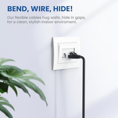 Ultra Clarity Cables Cat6 Ethernet Cable, 20 Feet (2 Pack) LAN, UTP (6 Meters) Cat 6, RJ45, Network, Patch, Internet Cable - 20 ft - Image 7