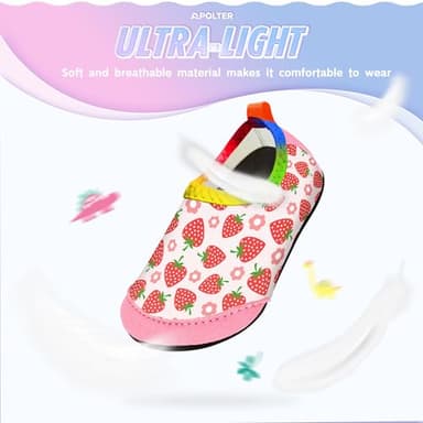 Apolter Baby Boys and Girls Swim Water Shoes Barefoot Aqua Socks Non-Slip for Beach Pool Toddler - Image 4