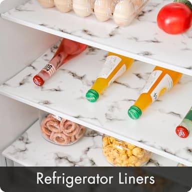 Cooyes Shelf Liner – Premium Non-Adhesive Cabinet and Drawer Liner for Kitchens – Waterproof Shelf Paper with Modern Pattern – Durable EVA Cabinet Mat – Easy to Cut - Image 7