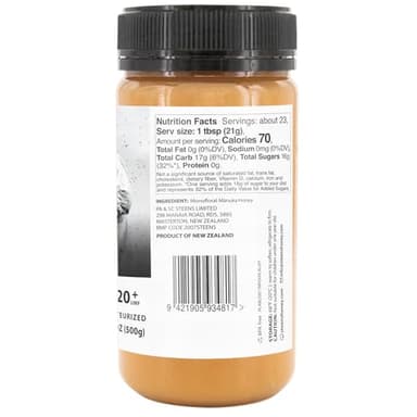 Steens Manuka Honey - MGO 830+ - Pure & Raw 100% Certified UMF 20+ Manuka Honey - Bottled and Sealed in New Zealand - 17.6 Ounce (Pack of 1) New Version - Image 8