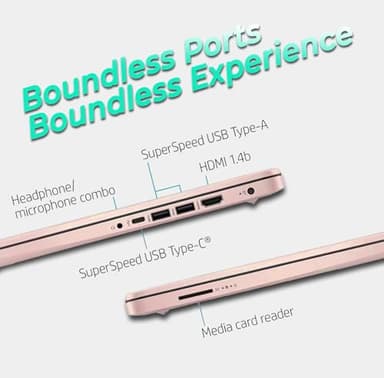 HP Ultrabook Laptop with Office 365 & Copilot AI • Intel 4-Core CPU • 1.1TB Storage (1TB OneDrive and 128GB SSD) • 8GB RAM • Windows 11 w/o Mouse - Image 6