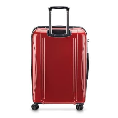 DELSEY PARIS Helium Aero Hardside Expandable Luggage with Spinner Wheels, Brick Red, Checked-Medium 24 Inch - Image 4