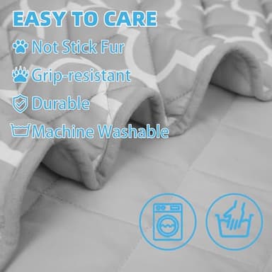 PUPTECK Dog Cooling Mat Pad for Medium Large Dogs, Cooling Blanket for Kennels Crate Floor, Dog Cat Summer Sleeping Bed Outside, Washable & Portable, Large 28"x40" - Image 5