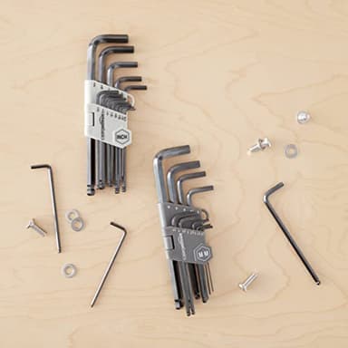Amazon Basics Hex Key Allen Wrench, Long Arm, Metric and Standard Sizes, 26-Piece - Image 5