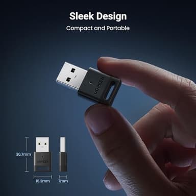 UGREEN USB Bluetooth 5.3 Adapter for PC, Plug & Play for Windows 11/10/8.1, Bluetooth Receiver & Transmitter for Keyboard/Mouse/Headphone/Speakers/Printer - Image 5