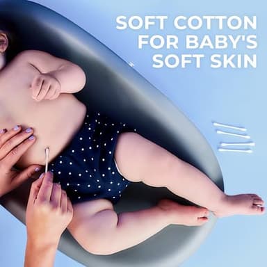 Q-tips Cotton Swabs For Hygiene and Beauty Care Original Cotton Swab Made With 100% Cotton 750 Count - Image 7