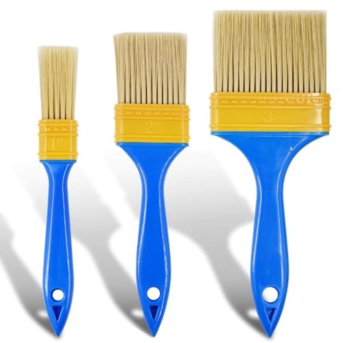 DTDNZKN 3 Pack Paint Brushes - Ideal for Priming, Painting, Varnishing, Wood, Walls, and More - Image 1