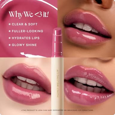 Nature Republic HONEY MELTING LIP (08 DARK CHERRY CHOUX) SOFT LIP STICK, Hydrating Gloss, Moisturizing balms, Sheer tint, Shine & Nude, Glowy Finish, korean make up - Image 3