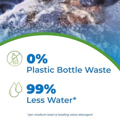 ARM & HAMMER Power Sheets Laundry Detergent, Fragrance Free, Dermatologist Tested Concentrated Laundry Detergent Sheets, 50 Count, up to 100 Small Loads - Image 10