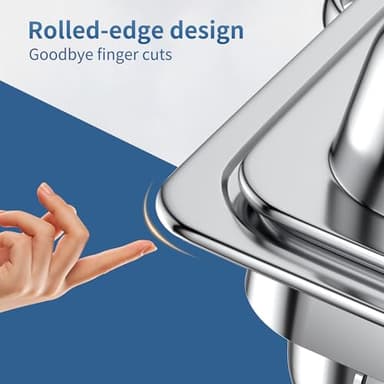 Chafing Dishes for Buffet Set – Chafers for Catering & Buffet Warmers with Lids | Serving Food Warmer & Chafers Servers Sets - Image 6