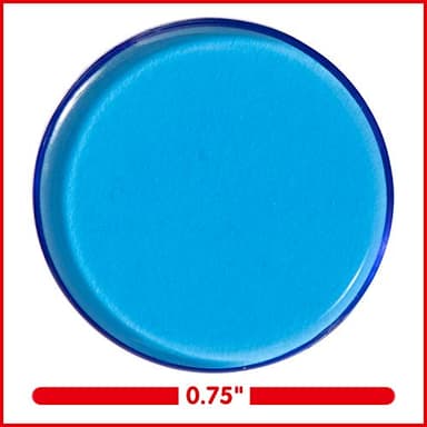 edxeducation Transparent Counters | Set of 500 | Math Manipulatives for Kids | Assorted Colors | 3/4 in | Counting, Sorting, Light Table, Bingo and more - Image 2