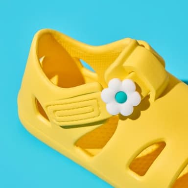 Ten Little Splash Sandal Daisy Charms for Kids, 2-Pack Silicone Shoe Charms for Boys and Girls - Image 3