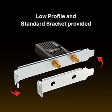 TP-Link WiFi 6E Intel AX210 AXE5400 PCIe WiFi Card for Desktop PC - (Archer TXE72E), Bluetooth 5.3, WPA3, 802.11ax Tri Band Wireless Adapter with MU-MIMO, OFDMA, Ultra-Low Latency, for Windows 10,11 - Image 6