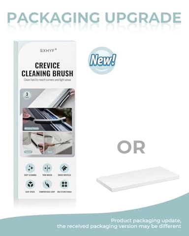 SXhyf Crevice Cleaning Brush - Grout Scrub Brush, House Cleaning Supplies, Gap Cleaning Tools, Home Essentials, Gifts for Women Men, Hard Bristle Crevice Cleaner Brush for Household Use, Bathroom - Image 9