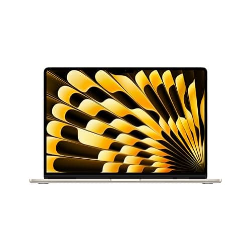 Apple 2025 MacBook Air 15-inch Laptop with M4 chip: Built for Apple Intelligence, 15.3-inch Liquid Retina Display, 16GB Unified Memory, 256GB SSD Storage, 12MP Center Stage Camera, Touch ID; Starlight - Image 1