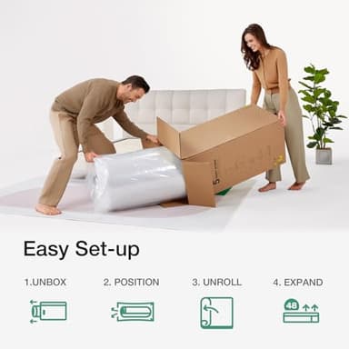 Novill 8 Inch Foam and Spring Hybrid Mattress, Twin Mattress in a Box, Medium Support, CertiPUR-US Certified Foam & Steel Coils, Durable Design, Guest and Youth Bedroom, Eco-Friendly Packaging - Image 7