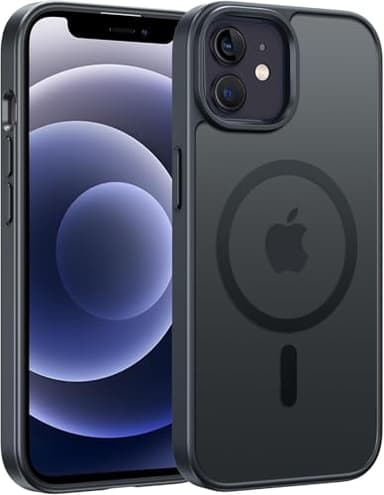 FNTCASE for iPhone 12 Phone Case: for iPhone 12 Pro Magnetic Matte Textured Military Grade Drop Protection Translucent Cell Cover - Slim Durable Shockproof Protective Bumper - Image 8