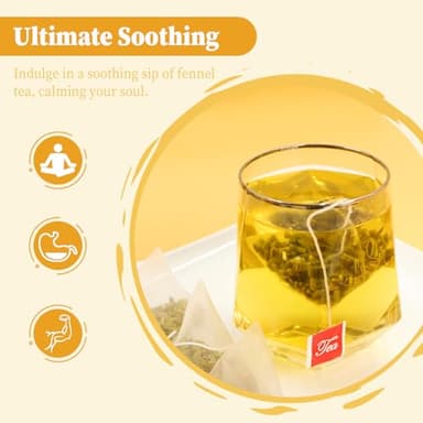 FullChea - Fennel Tea Bags, 30 Teabags, 4g/bag - Premium Whole Fennel Seeds - Non-GMO - Caffeine-free - Helps Improve Digestion & Immune System - Image 4