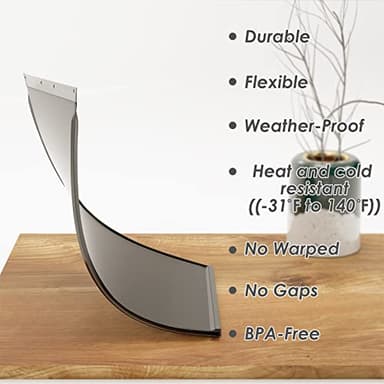 Dog Door Replacement Flaps with Screw, Medium Pet Door Replacement Flap Compatible with PetSafe Freedom PAC11-11038, Weather-Proof & No Warped for Medium Dogs, Cat Doggie Flaps,12 7/8'' × 8 1/8'' - Image 4