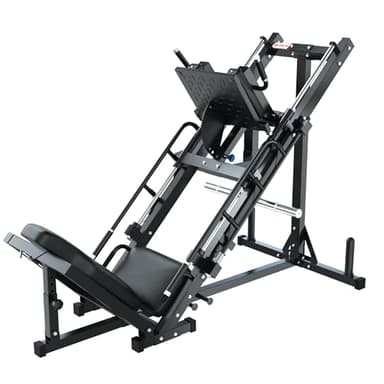 RitFit Leg Press Hack Squat Machine, Professional Adjustable Leg Press Machine for Home Gym with Linear Bearing, Specialty Hack Squat Machine for Full Lower Body Workout with Weight Storage Posts - Image 9