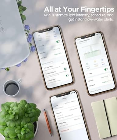 LetPot LPH-Air Hydroponics Growing System Kits, APP & WiFi Controlled Smart Indoor Garden with 24W Grow Light Full Spectrum, 10 Pods Planter Indoor Gardening for Gifts, Kitchen, Vegetable (Green) - Image 8