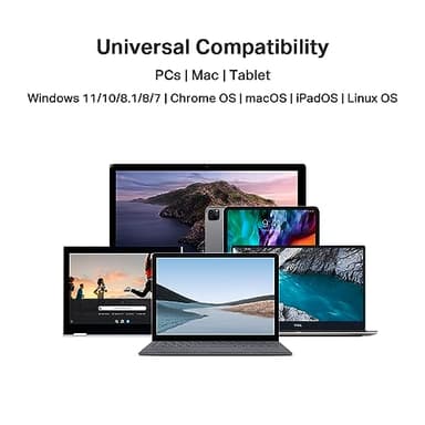 TP-Link USB C to Ethernet Adapter (UE300C), Portable 1Gbps RJ45 to USB-C 3.0 Network Adapter, Thunderbolt 3/4 Compatible, Compact, Plug & Play, for MacBook Pro/Air, iPad Pro, XPS, Galaxy, & More - Image 6