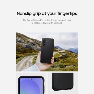 SAMSUNG Galaxy A36 5G Rugged Case, Tough Design, Durable Design, Black, EF-RA366CBEGUS - Image 4