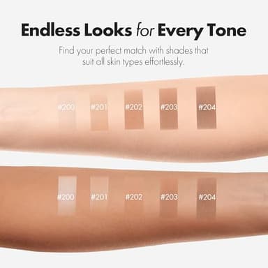 ELROEL Blanc Cover Cream Stick V White - Korean Color-Changing Foundation Stick with Volufiline - Medium to Full Coverage Dewy Finish Base Makeup - Dual-Ended with Detachable Brush (202 Natural) - Image 5