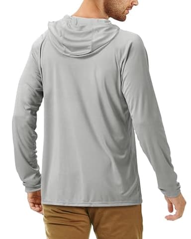 Roadbox UPF 50+ Fishing Shirts for Men Long Sleeve Sun Protection Lightweight Outdoor UV Hiking Shirts - Image 3