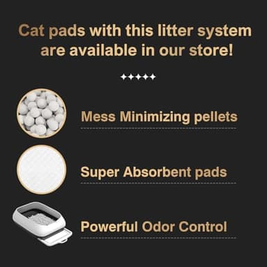 Enhanced Cat Litter Pellets 9 lbs, Long-Lasting Odor Control, Generic Litter Pellets Refills Exclusively for Dual-Layer Litter Box Systems, Zeolite, Non-climping, Not Low-Tracking - Image 5