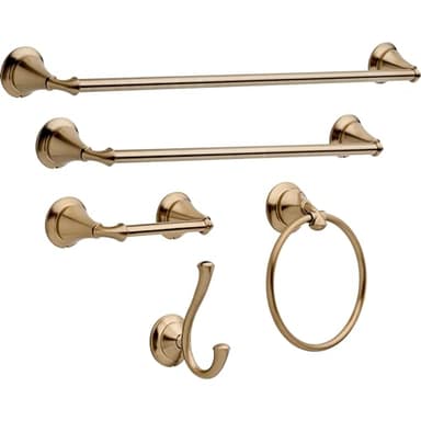 Delta Faucet 79446-CZ Linden Towel Ring, Champagne Bronze - Image 3