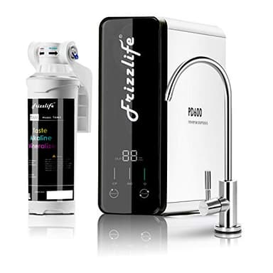 Frizzlife Reverse Osmosis Water Filter - Alkaline Mineral pH+, 600 GPD High Flow, Tankless RO Reverse Osmosis System, Under Sink, Reduce TDS, Compact, 2:1 Drain Ratio, PD600-TAM3 - Image 1