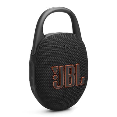 JBL Clip 5 - Ultra-Portable, Waterproof & Dustproof Bluetooth Speaker, Big Pro Sound with Punchy bass, Integrated Carabiner, Up to 12 Hours of Play, Made in Part with Recycled Materials (Black) - Image 1