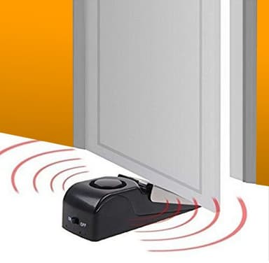 EMDMAK Door Stop Alarm with 120DB Siren Door Stop for Home & Travel (Black) (Pack of 2) - Image 7